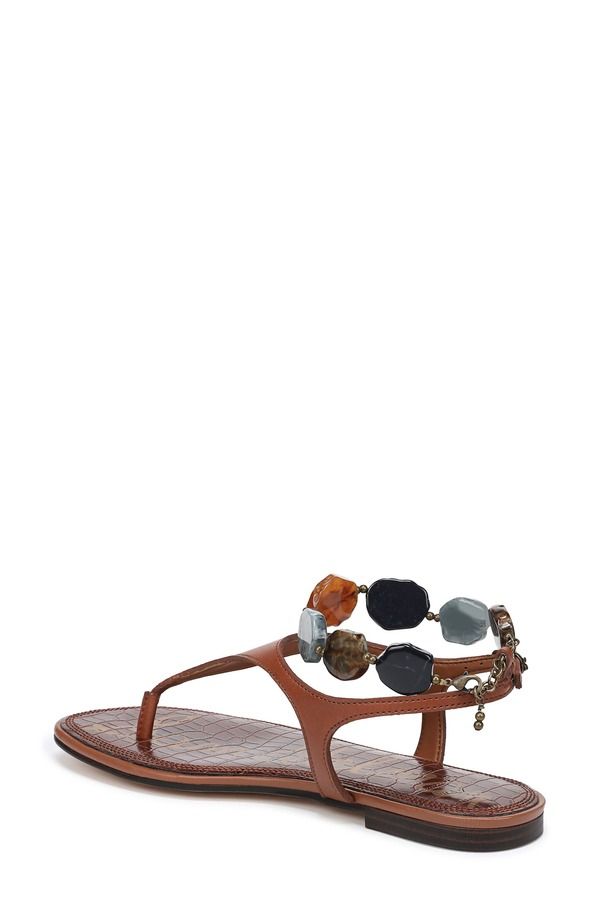 サムエデルマン レディース シューズ サンダル アンクル Sam Edelman Cannankle Strap Sandal Rich Cognac