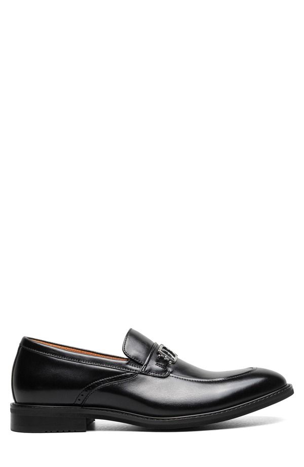 ステイシーアダムス メンズ シューズ ローファー Stacy Adams Boyd Apron Toe Bit Loafer Black ブラック