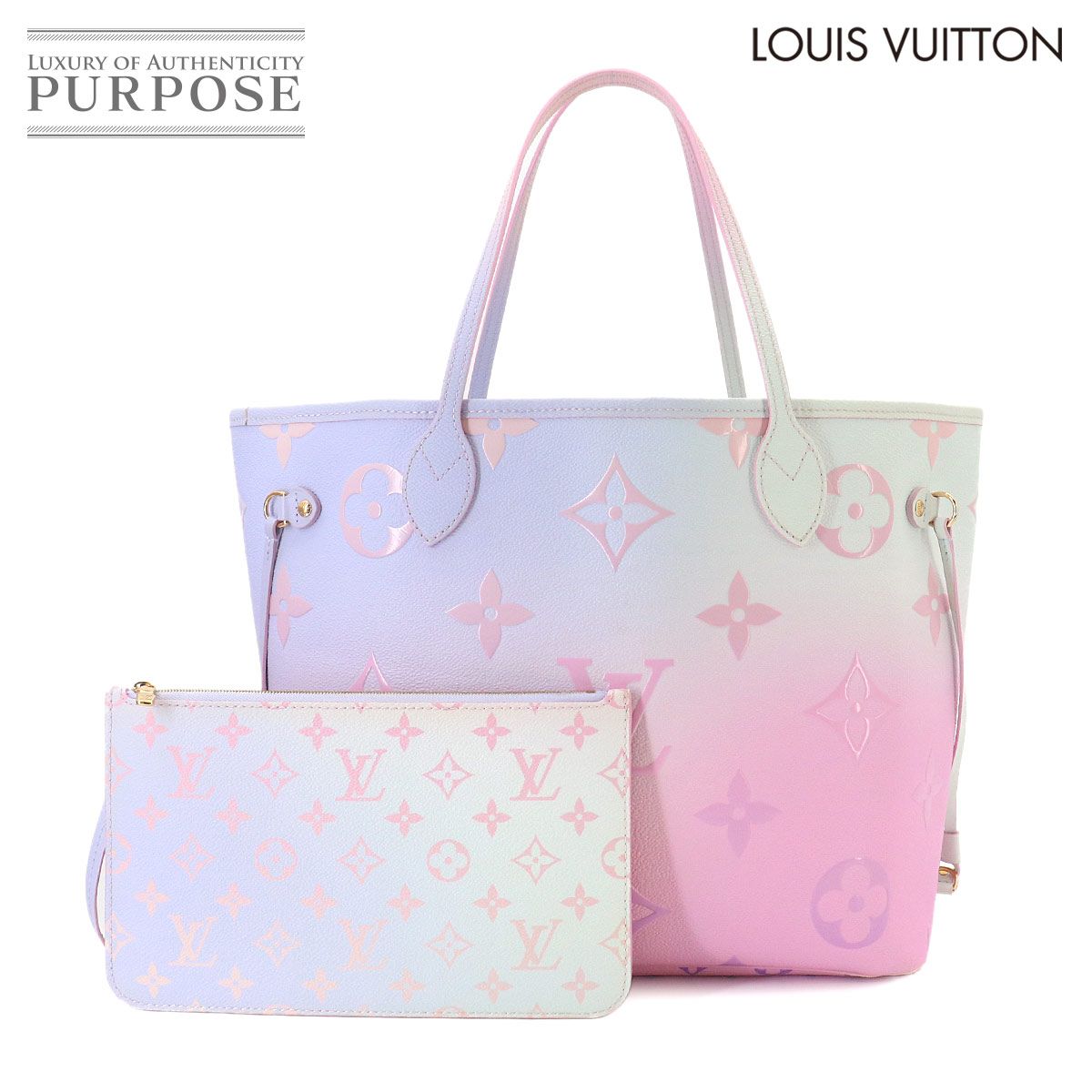 新品同様 ルイ ヴィトン LOUIS VUITTON スプリング イン ザ シティ ネヴァーフル MM トート バッグ モノグラム キャンバス M46077 90326099