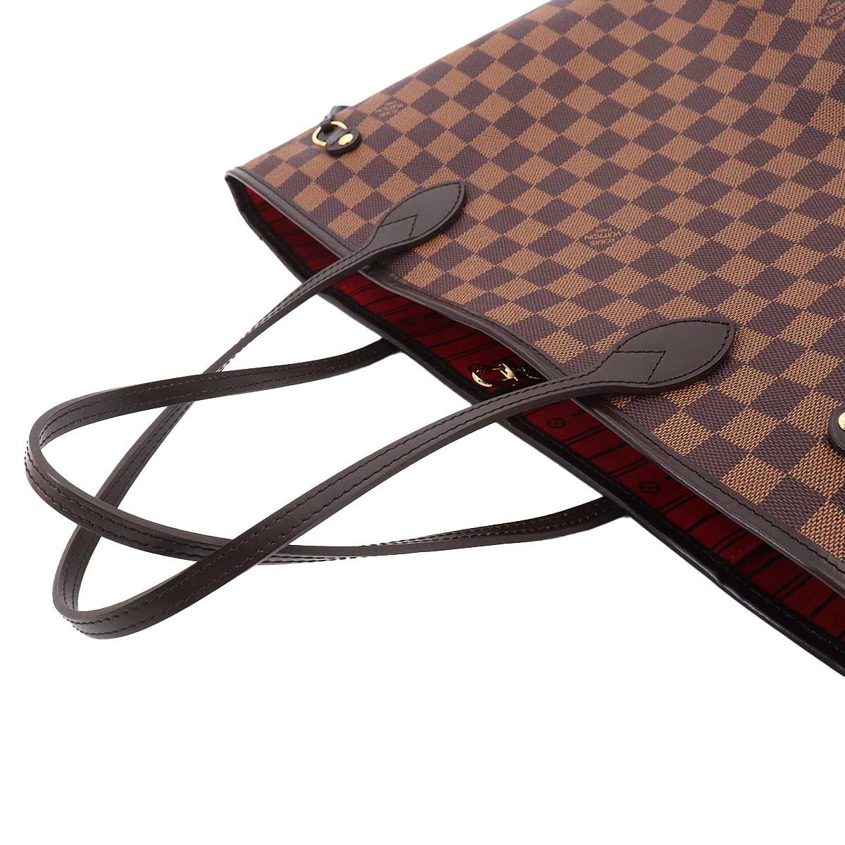 新品同様 ルイ ヴィトン LOUIS VUITTON ダミエ ネヴァーフル MM トート