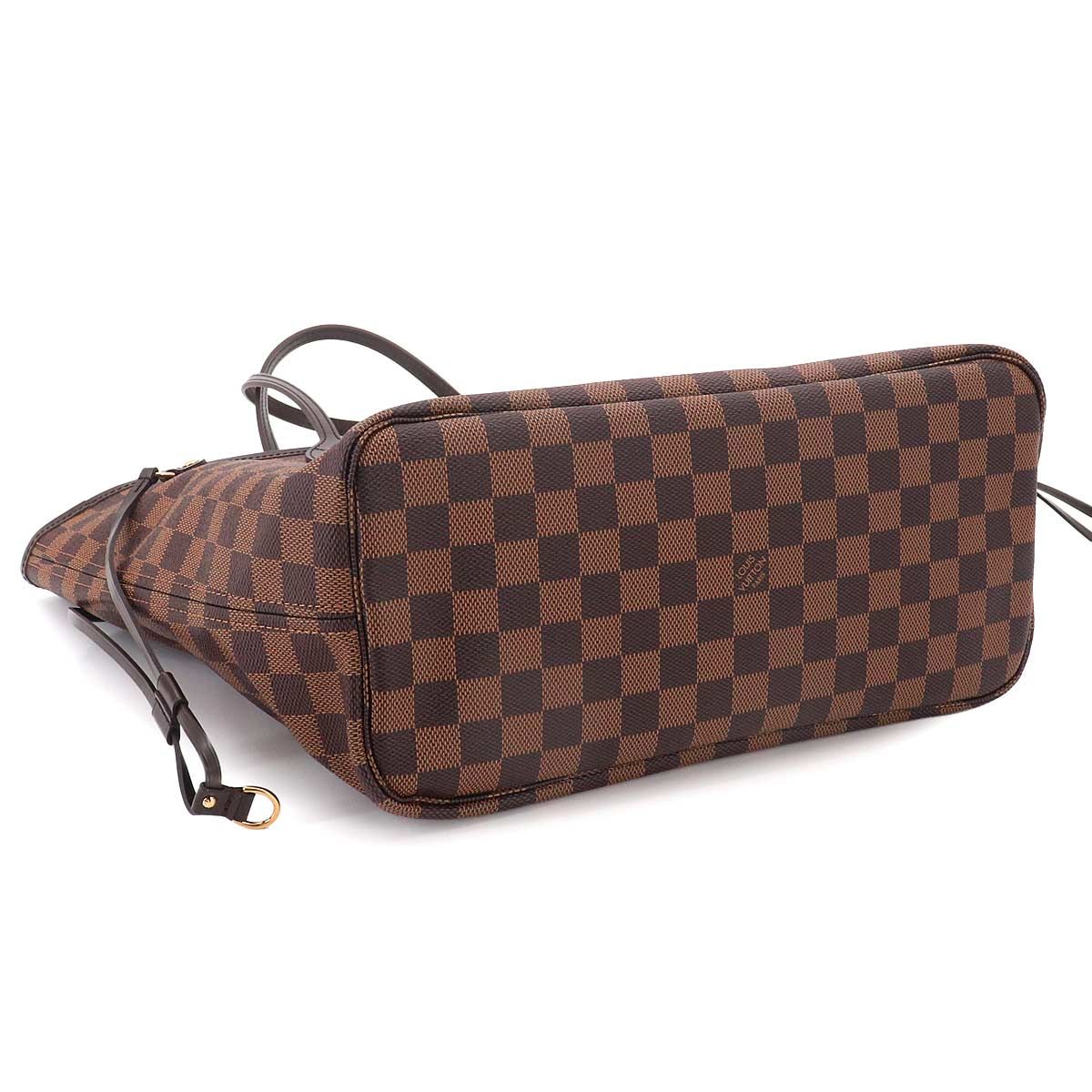 ルイヴィトン ネヴァーフル MM ダミエ エベヌ 新品同様 ルイ ヴィトン LOUIS VUITTON ダミエ ネヴァーフル MM トート