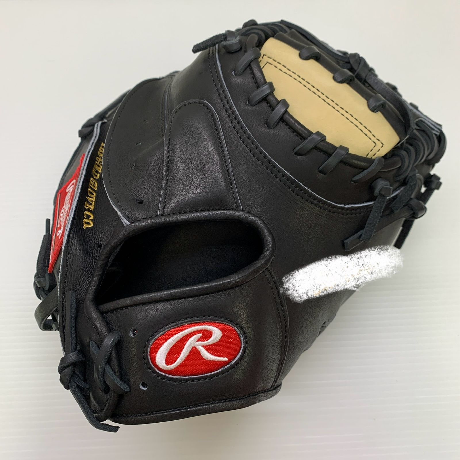Rawlings 軟式グローブ 黒　キャッチャーミット中古 ローリングス Rawlings HOH GRMSOMHH 軟式 大人 一般 キャッチャー