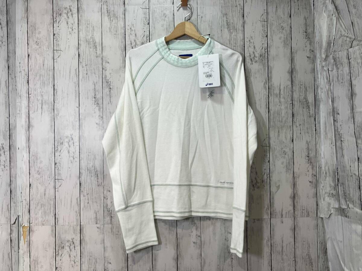 ASICS NOVALIS TAMARICA LS T-SHIRTタマリカロングスリーブ Tシャツ トップス 長袖Tシャツ サイズS カラーホワイト