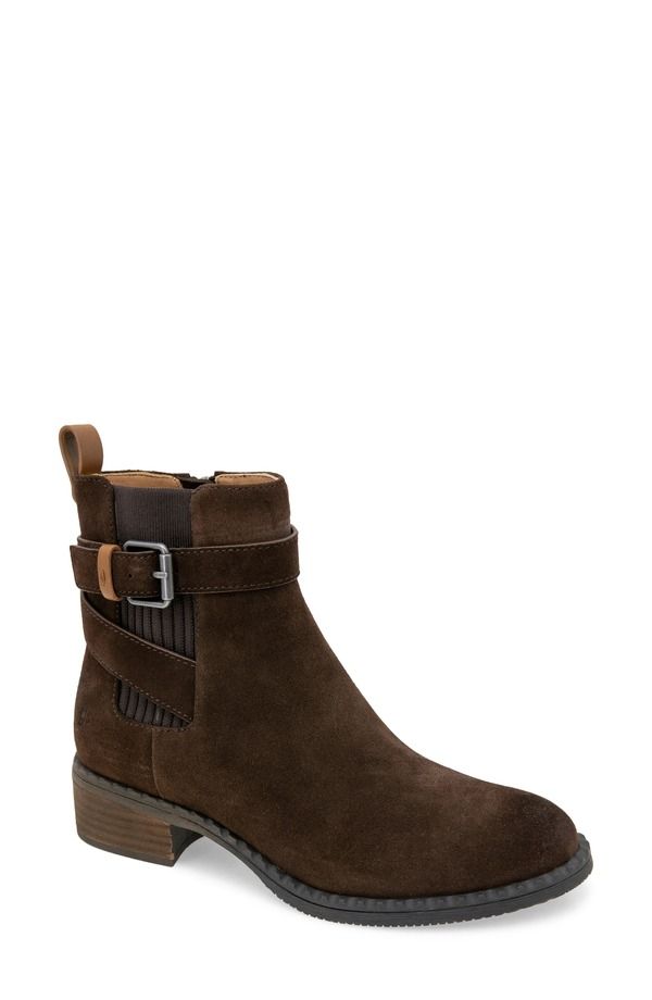 ジェントルソウルズ レディース シューズ ブーツ・レインブーツ Gentle Souls Bolton Bootie Chocolate Suede チョコレート