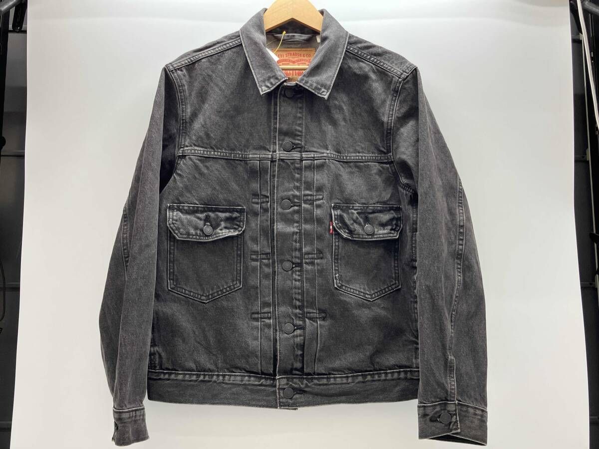 春秋 Levi's リーバイス A7632-0002 2nd Type RELAXED ブラック デニム ジャケット S