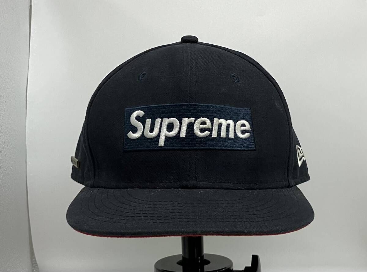 NEW ERA ニューエラ キャップ supreme シュプリーム GORE-TEX ゴアテックス ボックスロゴ ブラック サイズ表記58.7cm
