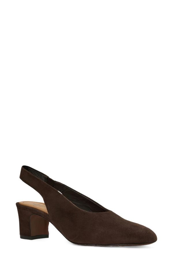 アクアタリア レディース シューズ ヒール Aquatalia Trevi Slingback Pump Espresso Suede