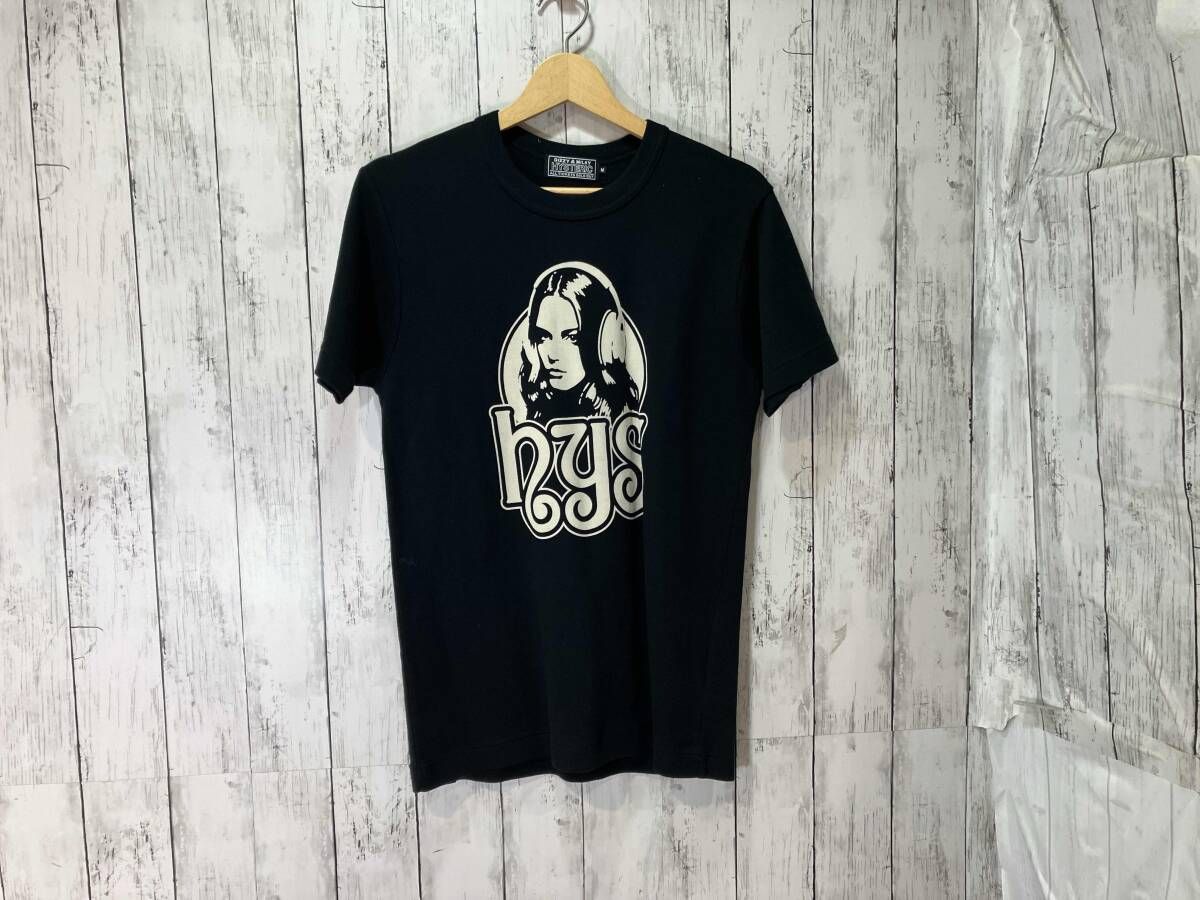 HYSTERIC GLAMOUR ヒステリックグラマー FUTURE DAYS 02261CT13 ブラック Mサイズ