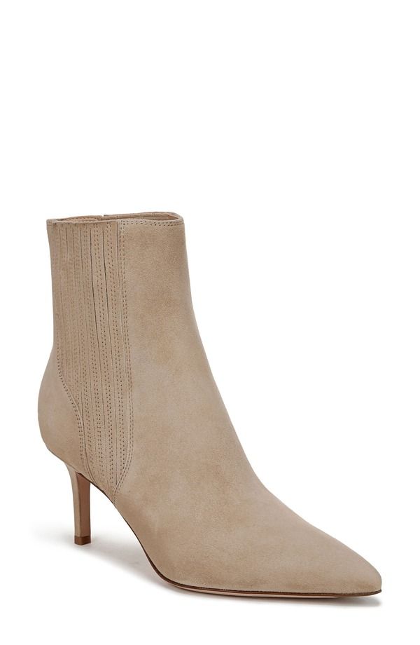 ヴェロニカ ベアード レディース シューズ ブーツ・レインブーツ Veronica Beard Lisa 70mm Pointed Toe Bootie Sand サンド