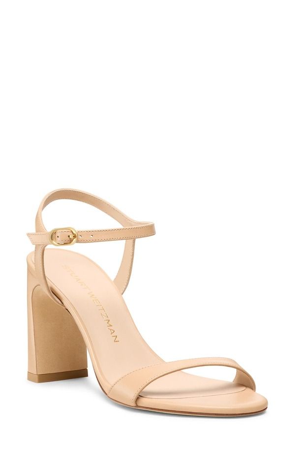 スチュアート ワイツマン レディース シューズ ヒール サンダル アンクル Stuart Weitzman Babette 85 Ankle Strap Sandal Adobe