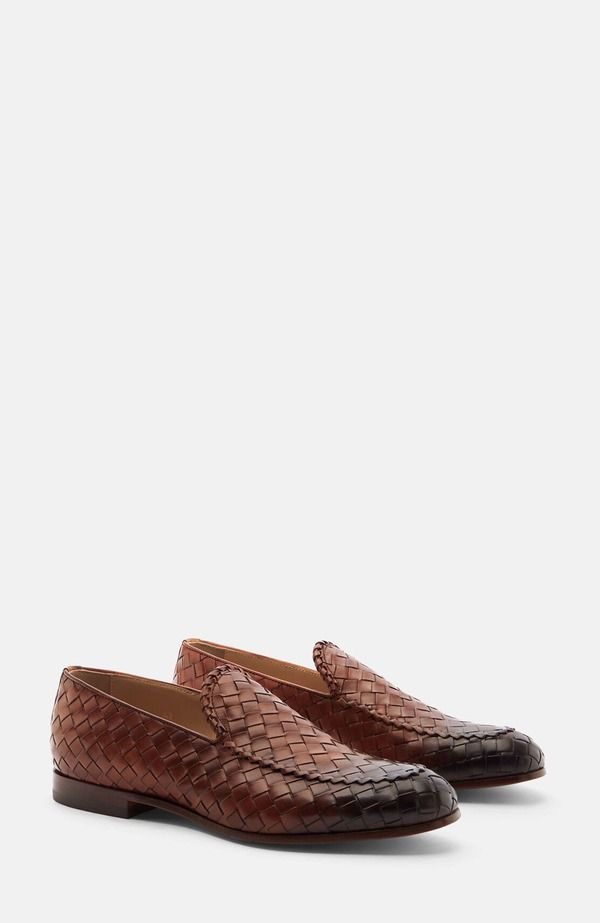 スカロッソ メンズ シューズ ローファー SCAROSSO Vittorio Loafers Cognac Calf