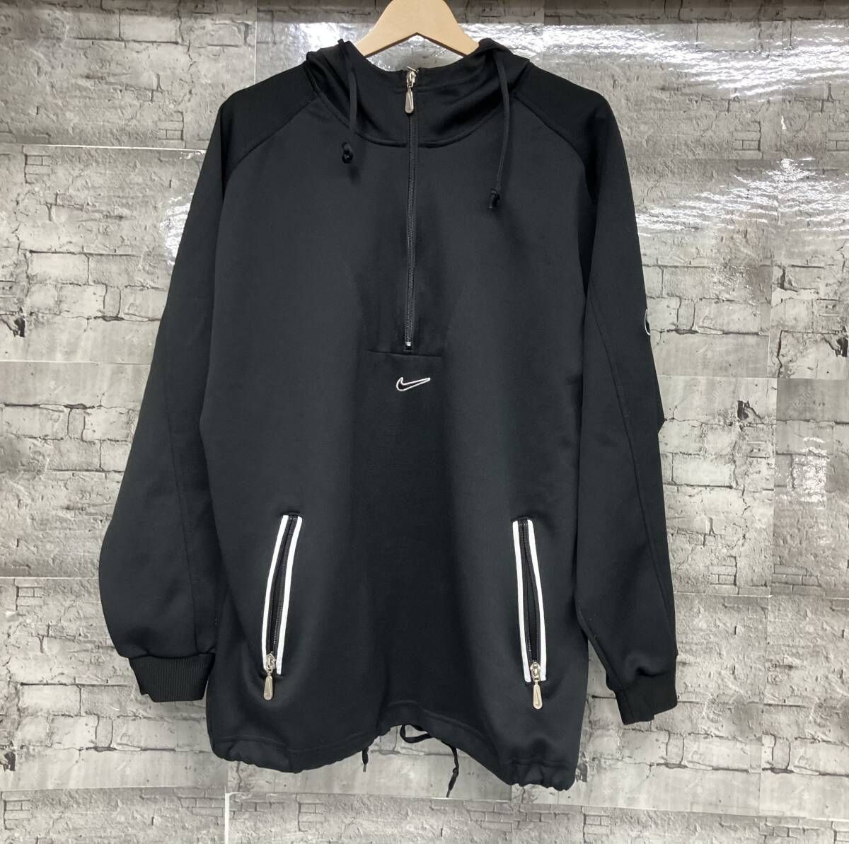 NIKE 00s 銀タグ アノラックジャージ サイズXL ブラック