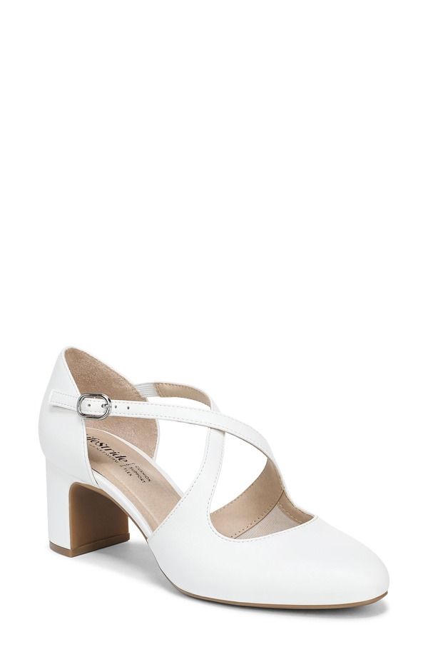 ライフストライド レディース シューズ ヒール LifeStride Tracy Pump Bright White ホワイト