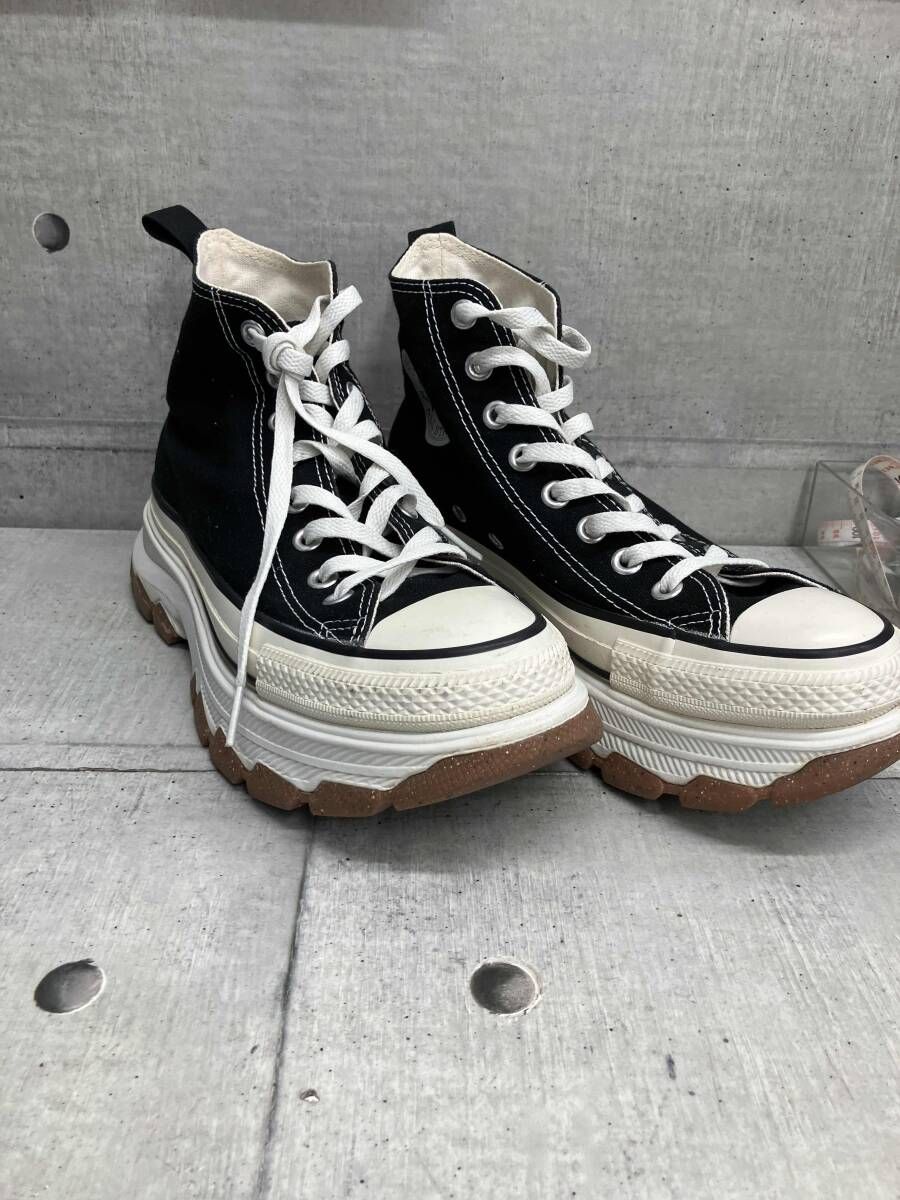 CONVERSE／スニーカー／1SD662ブラックホワイトガムソール 25cm