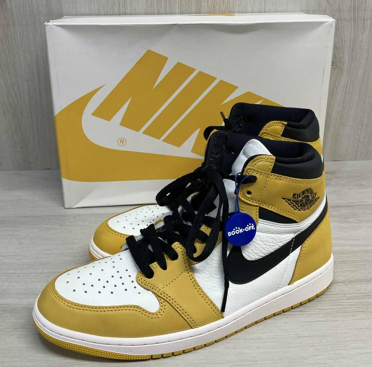 NIKE AIR JORDAN 1 RETRO HIGH OG Yellow Ochre DZ5485-701 ナイキ エアジョーダン1 イエローオークル メンズ スニーカー 28.5 cm