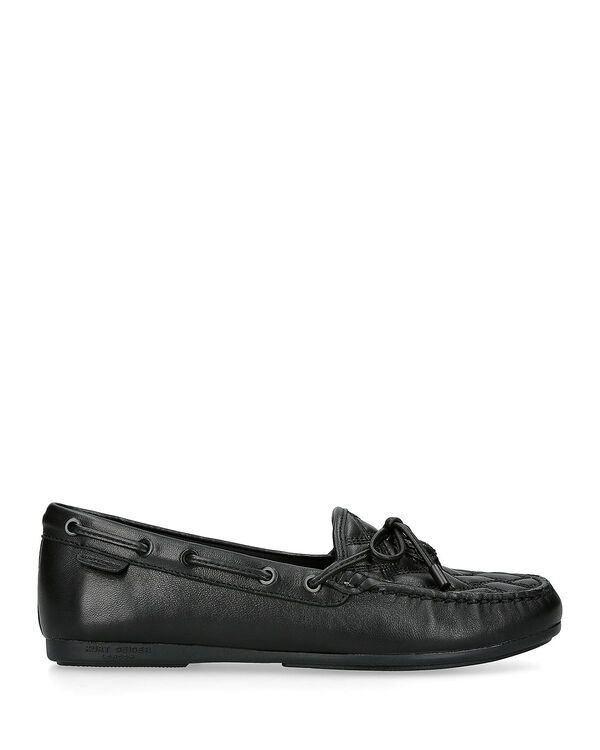 カートジェイガーロンドン レディース シューズ スリッポン・ローファー KURT GEIGER LONDON Womens Eagle Moccasin Loafer Flats Black ブラック