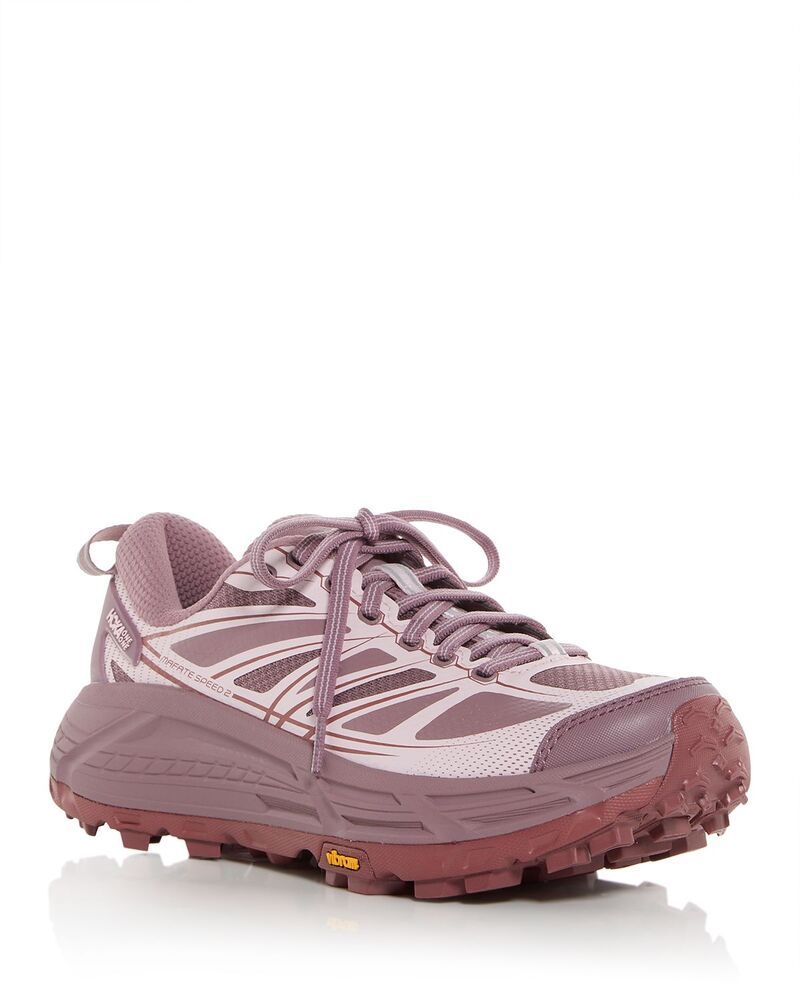 ホカオネオネ レディース シューズ スニーカー HOKA Womens Mafate Speed 2 Low Top Sneakers Classic MauveCarnation