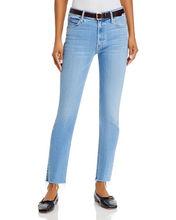 マザー レディース ボトムス デニムパンツ アンクル ジーンズ MOTHER Dazzler Mid Rise Ankle Fray Jeans in Blessing in Disguise Ble