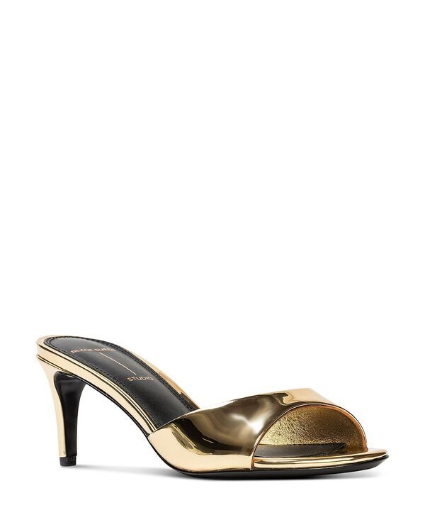 ブラックスエードスタジオ レディース シューズ サンダル Black Suede Studio Womens Freddie 65 Mule Sandals Gold ゴールド