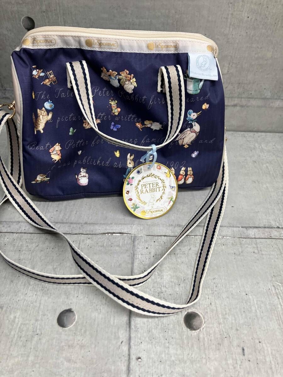 Lesportsac/その他バッグ/ピーターラヒ”ット柄ネイビー JAPAN EXCLUSIVE