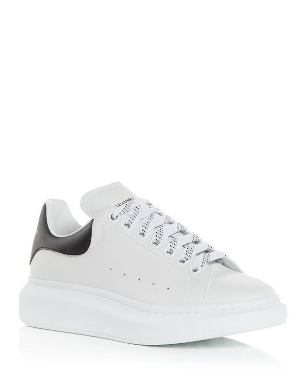 マックイーン メンズ シューズ スニーカー McQueen Mens Oversized Sneakers WhiteBlack ホワイト