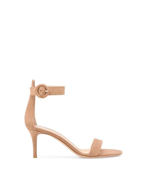 ジャンヴィト ロッシ レディース シューズ サンダル Gianvito Rossi Womens Portofino 70 Sandals Pink Suede ピンク