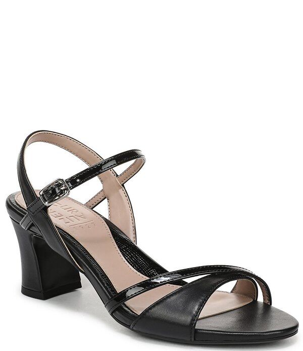 ナチュライザー レディース シューズ サンダル ラップワンピース アンクル レザー Naturalizer Trey Leather Ankle Wrap Dressandals Black ブラック