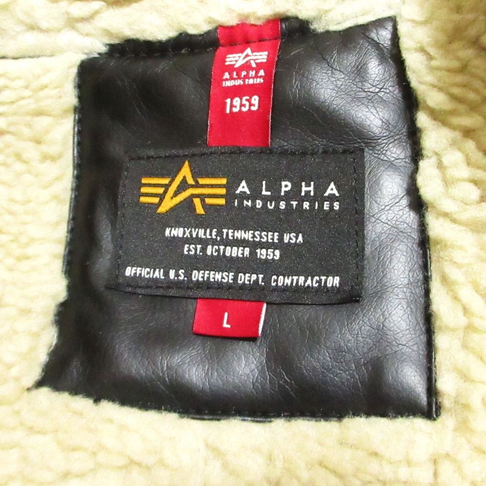 良品 ALPHA INDUSTRIES アルファ インダストリーズ フェイクムートン B