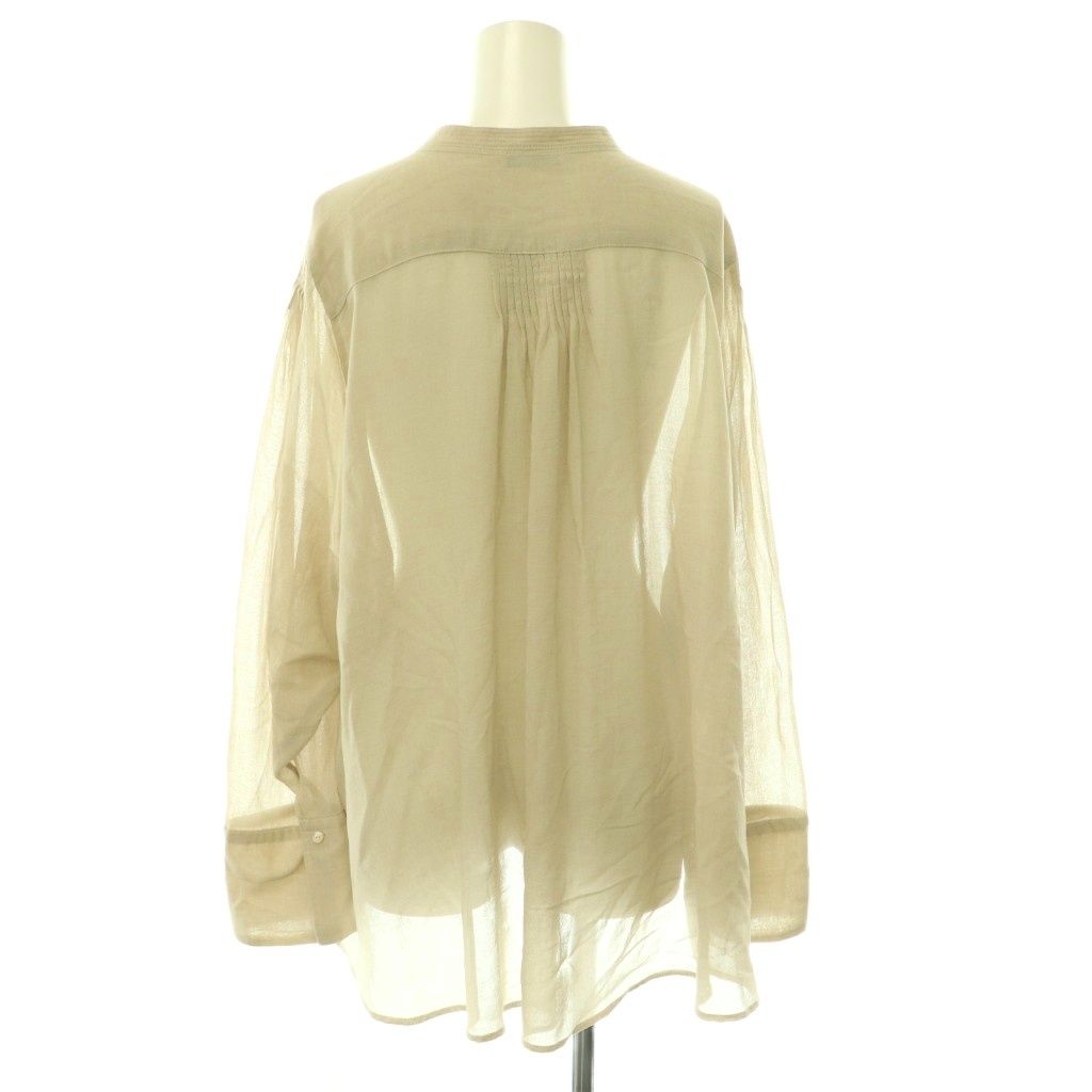 カレンソロジー Curensology 25AW ウールミックスボイルフリルブラウス