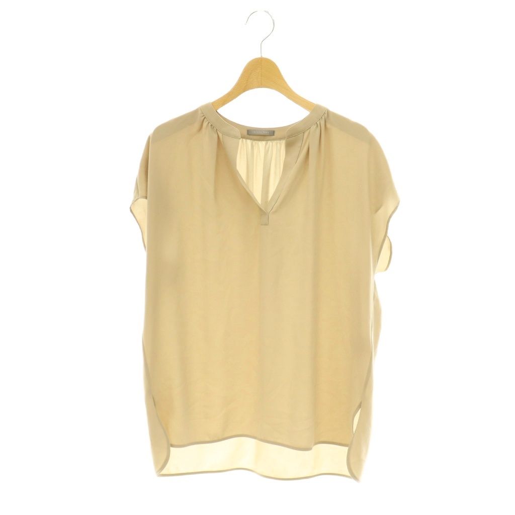 セオリーリュクス theory luxe 25SS FLOW LITZY BLOUSE ブラウス スキッパー 038 ベージュ /ES ■OS