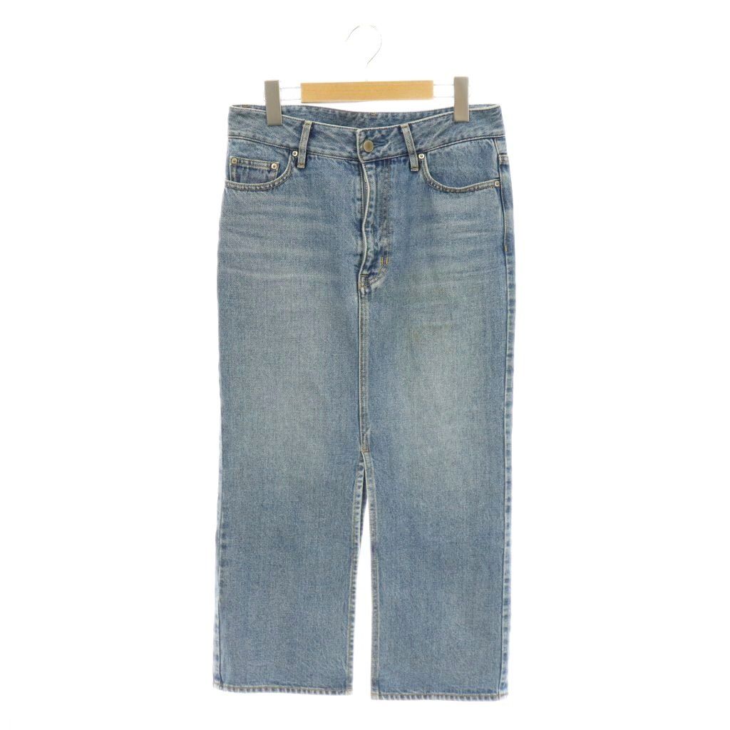 ミューズ ドゥーズィエム クラス MUSE de Deuxieme Classe 24SS DENIM W Slit スカート タイトスカート ロング 36 ブルー /DF ■OS