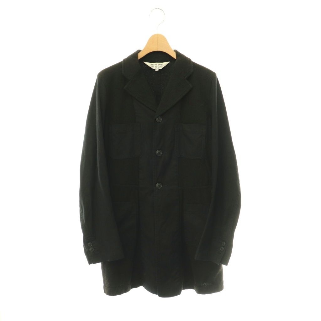 コムデギャルソンコムデギャルソン COMME des GARCONS COMME des GARCONS コムコム RF-J015 AD2010 コート 切替 S ブラック /ES ■OS