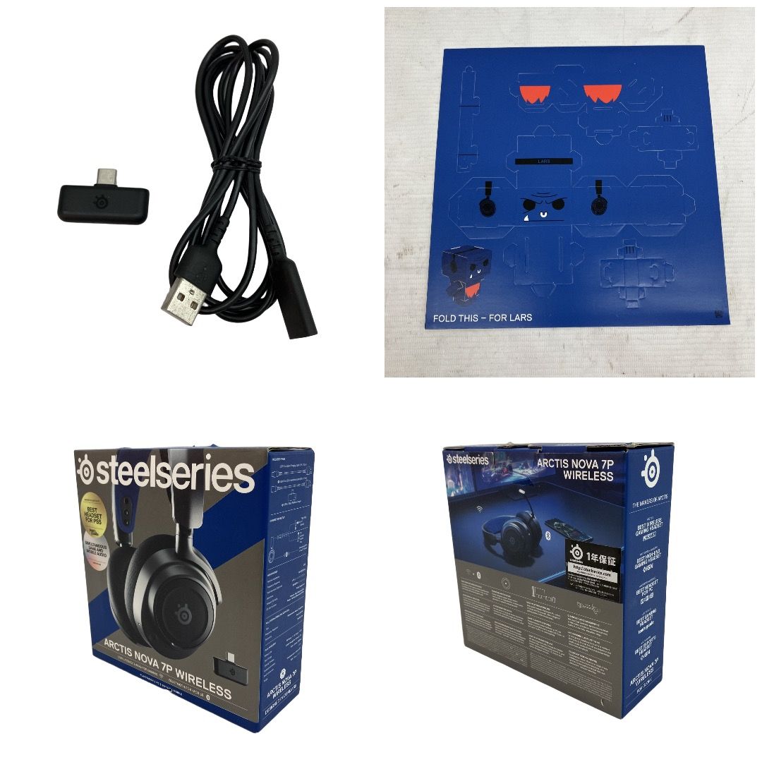 SteelSeries Arctis Nova 7P Wireless ワイヤレス ヘッドセット PC周辺