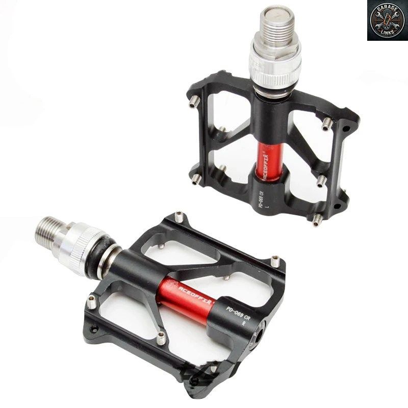 ACEOFFIX PD069CR クイックリリースペダル ブロンプトン折りたたみ自転車用ペダル