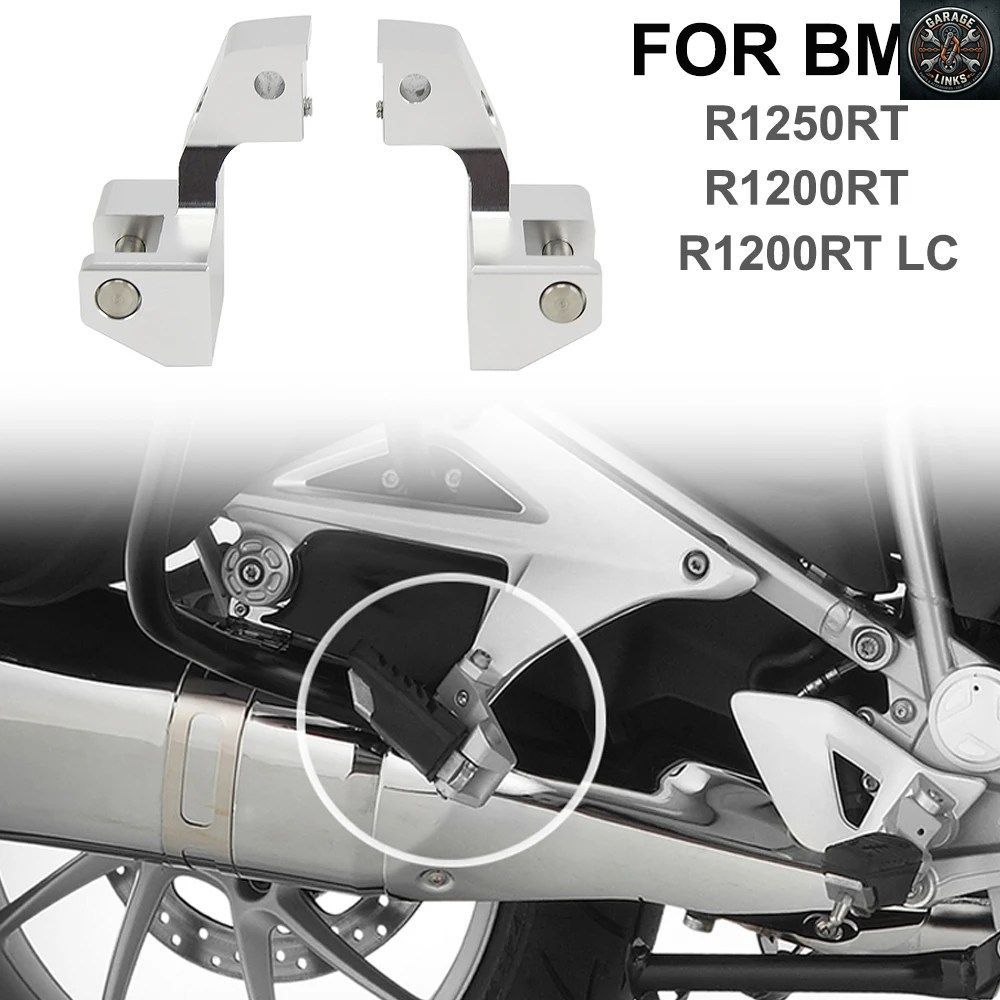BMW R1200RT 2005-2013 LC 2014 - 19 オートバイ用フットペグローダウンキット パッセンジャーフットレスト