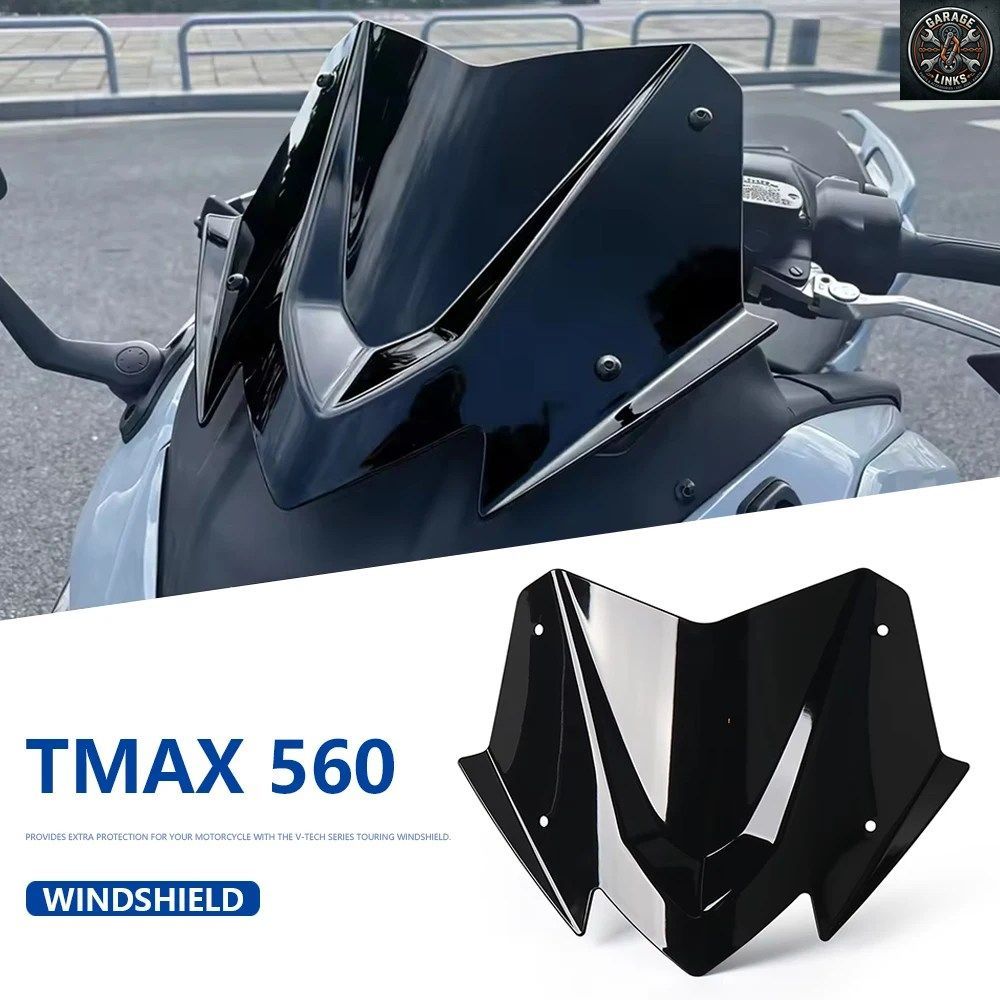 オートバイ V-TECH LINE スポーツ ウインドシールド ウインドスクリーン デフレクター フェアリングカバー ヤマハ TMAX560 T-MAX560 TACH M