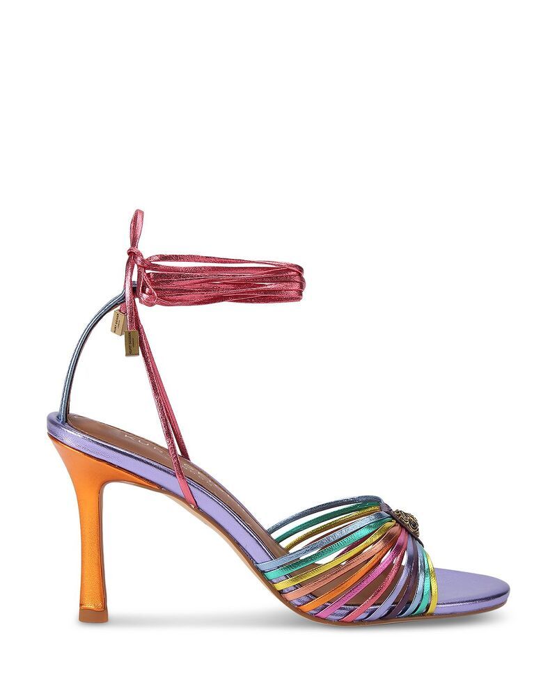カートジェイガーロンドン レディース シューズ サンダル アンクル KURT GEIGER LONDON Womens Multi Strap Ankle Tie Sandals Open Misc