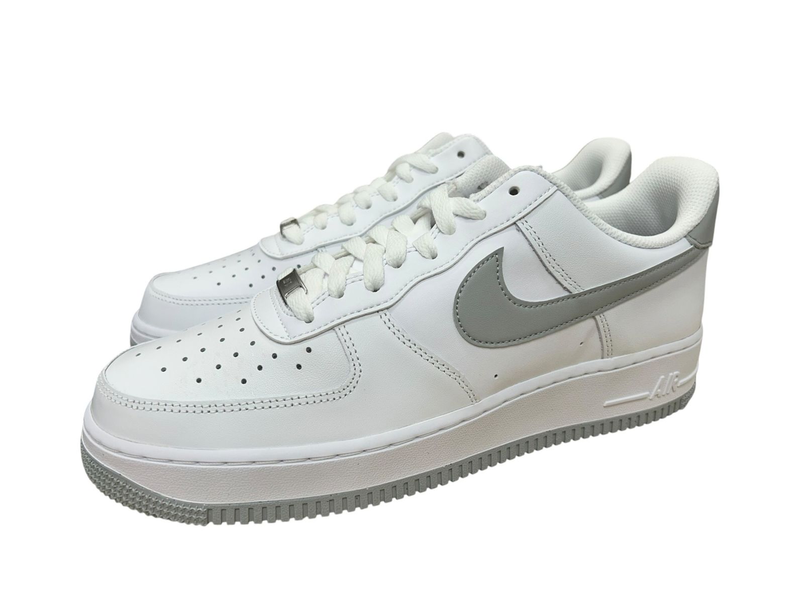 NIKE (ナイキ) AIR FORCE１エアフォース1 07 ローカットスニーカー FJ4146-100 28cm US10 ホワイト×グレー メンズ/027
