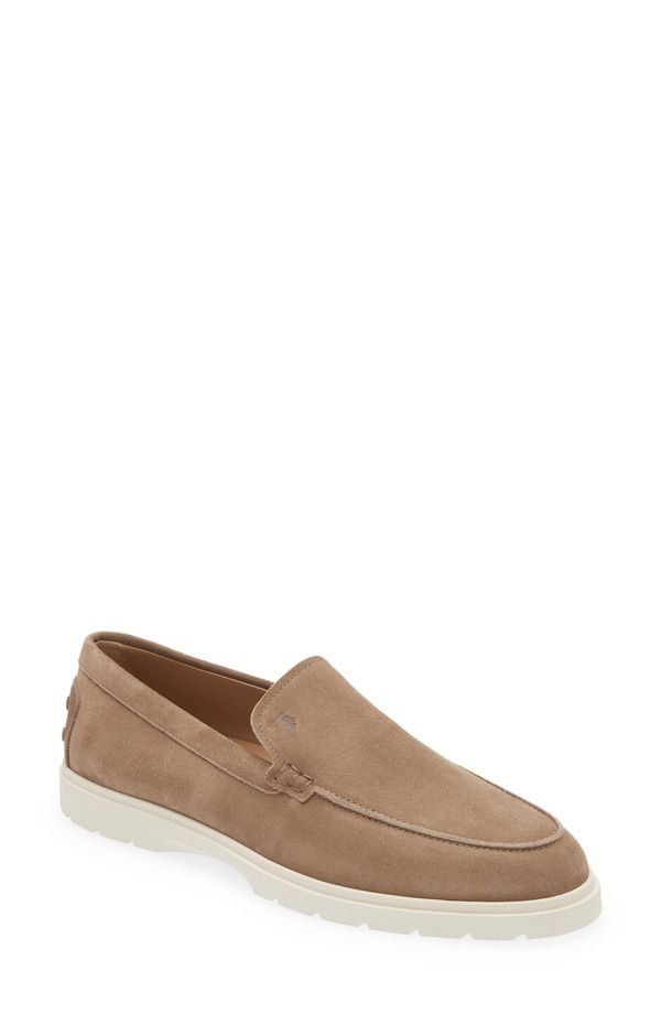 トッズ メンズ シューズ スリッポン・ローファー Tods Monogram Loafer Creta Chiaro