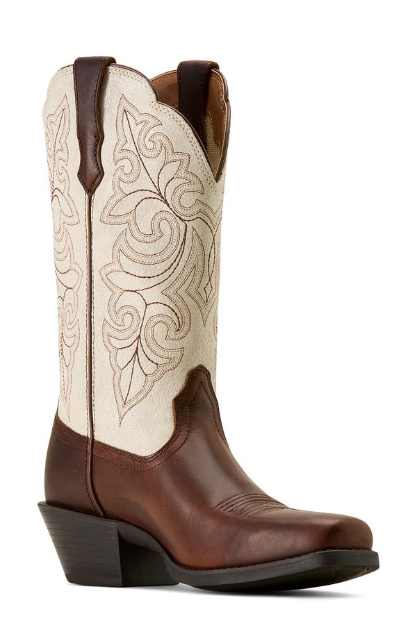 アリアト レディース シューズ ブーツ・レインブーツ Ariat Round Up Square Toe Western Boot Vintage Caramel