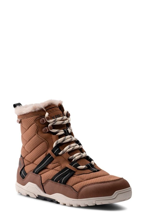ゼロシューズ レディース ブーツ・レインブーツ XERO SHOES Alpine FauxFur Trim Boot Rawhide