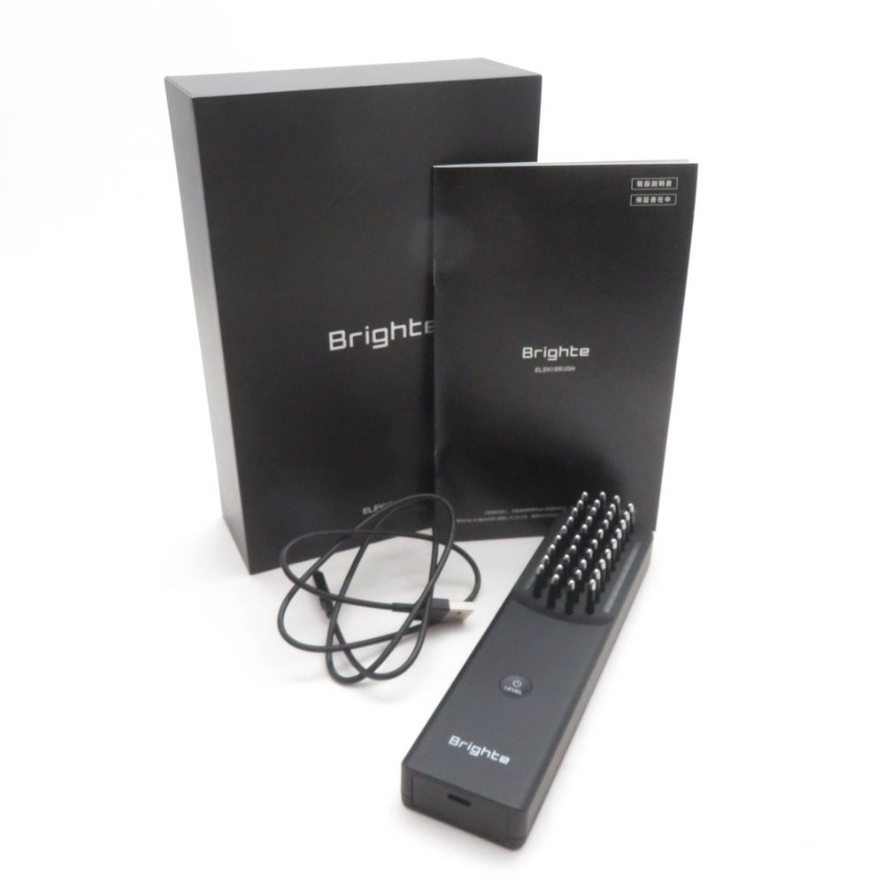 美品 Brighte ブライト BRT-FS145 エレキブラシ 美顔器 フェイス EMS BO12580