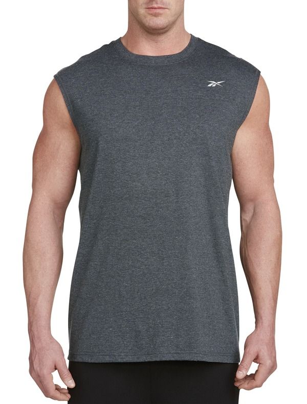 リーボック メンズ トップス Tシャツ ジャージー Reebok Performance Jersey Tech Muscle Tee Granite