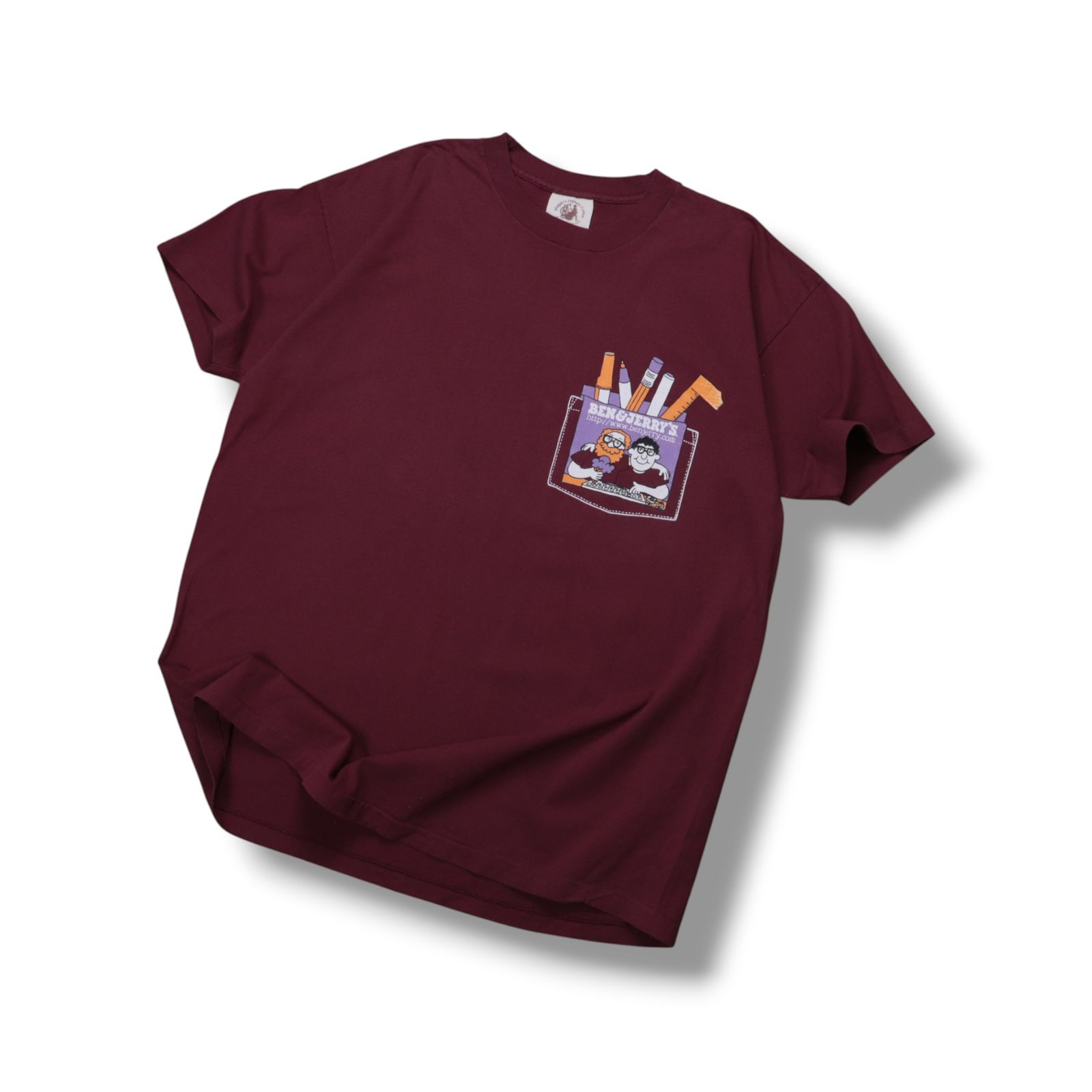 90s BEN & JERRY'S Trompe L'oeil Pocket T-Shirt 510