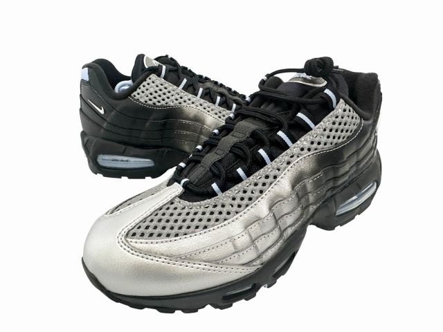 ナイキ NIKE ×Palace Skateboards パレス スケートボード Air Max 95 Big Bubble Metallic Silver エアマックス95 ビッグバブル メタリックシルバー IQ7708-095 26.5 260617