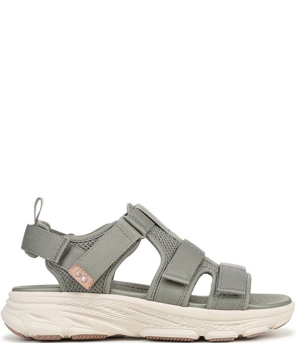 ライカ レディース シューズ サンダル Ryka Womens Devotion Max TStrap Sandals Vetiver Green グリーン