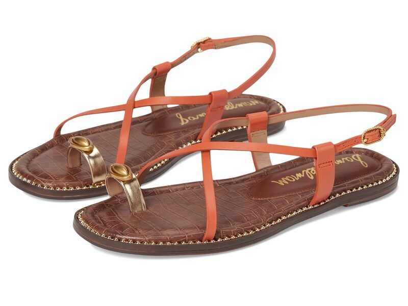 サムエデルマン レディース シューズ サンダル Sam Edelman Tenly Orange SunriseAmber Gold オレンジ