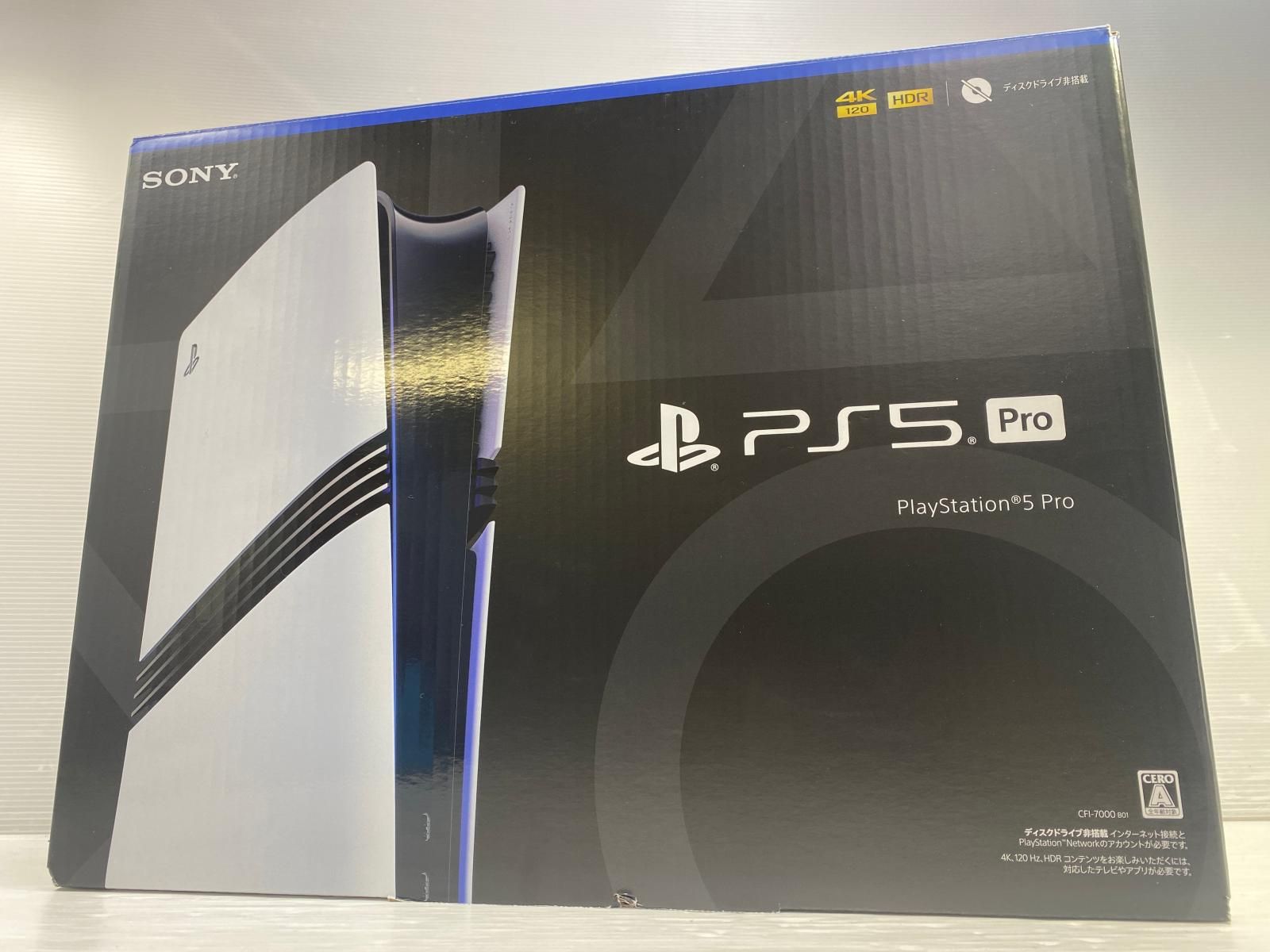 【中古品】PS5 Pro 本体 CFI-7000B01 付属品完備 動作確認済 ○YR-20127○