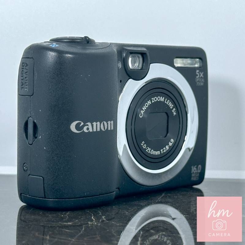 Canon PowerShot A1400 ブラック 1600万画素 光学5倍ズーム 広角28mm