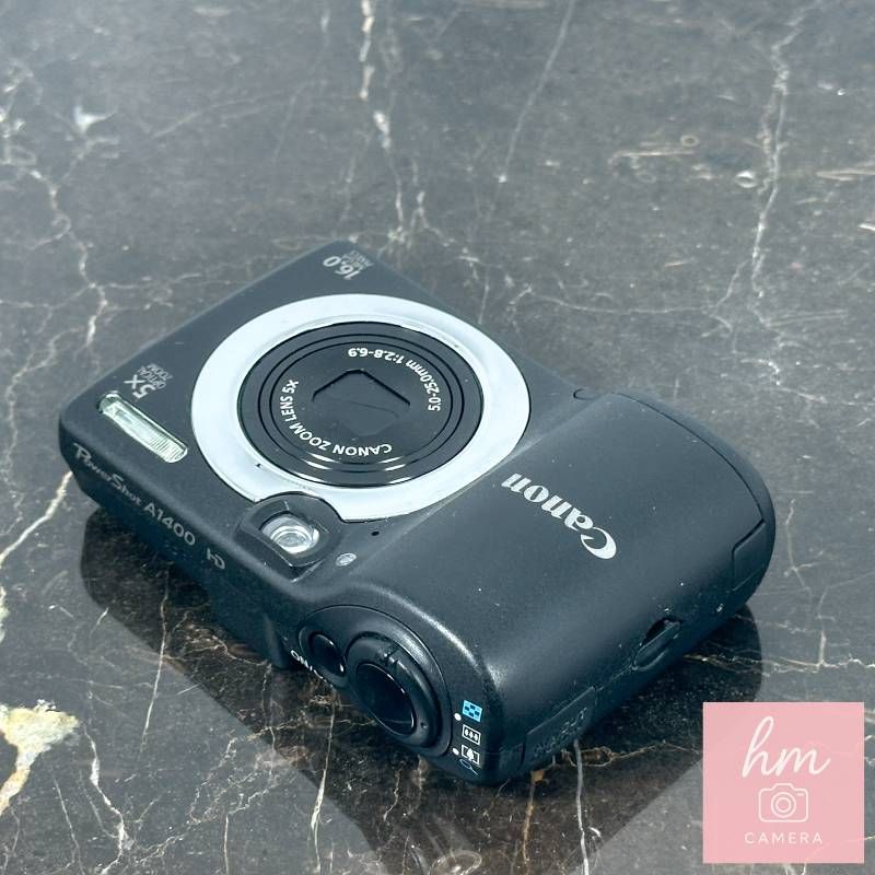 Canon PowerShot A1400 ブラック 1600万画素 光学5倍ズーム 広角28mm